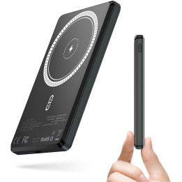 Powerbanka NOHON Magnetic MS15, 5000mAh, 20W, černá