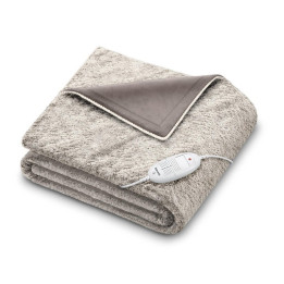Vyhřívací deka BEURER HD 75, 110W, 130 x 180 cm, Nordic Taupe