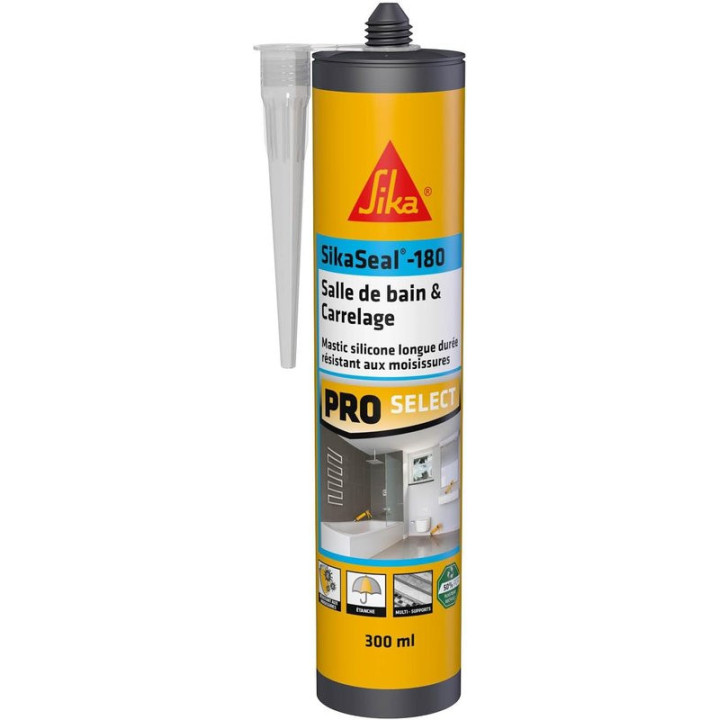 Sanitární silikonový tmel SIKA SikaSeal-180, 300ml
