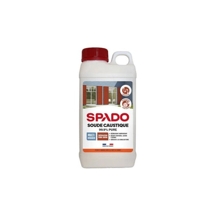 Čisticí prostředek- hydroxid sodný SPADO Soude caustique pure, 1 kg