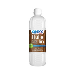 Lněný olej k ochraně dřeva ONYX Huile de Lin, 1 l