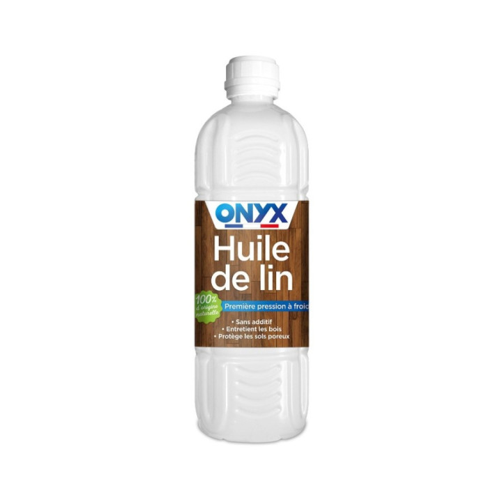 Lněný olej k ochraně dřeva ONYX Huile de Lin, 1 l
