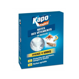Pastilky proti molům KAPO Expert Efficace 4 mois, 20 ks