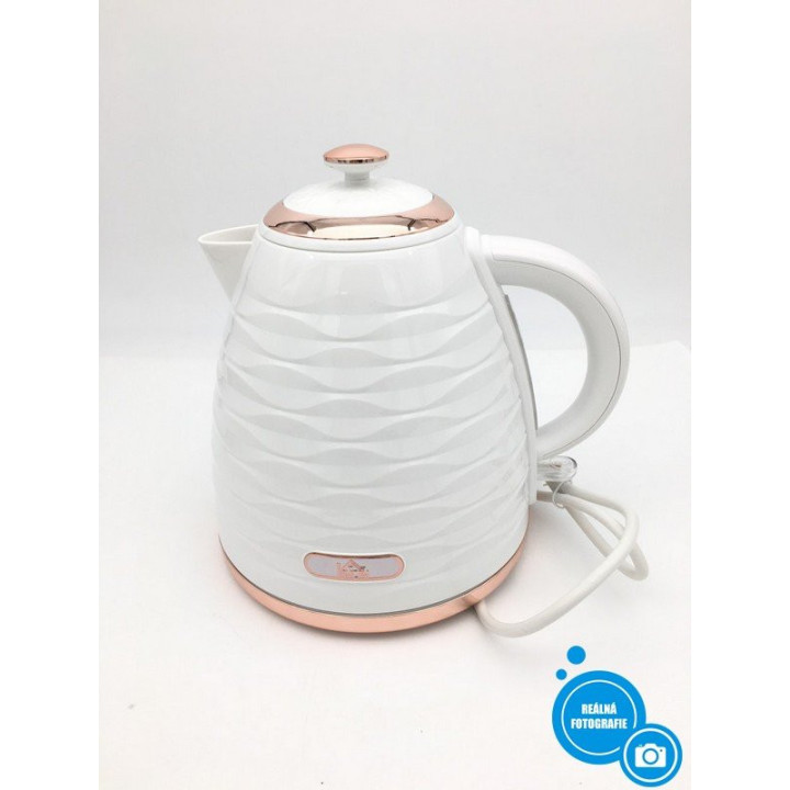 Rychlovarná konvice HOMCOM 800-162V90CW, 2200 W, bílá
