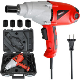 Elektro-pneumatický rázový utahovák TEENO VPIW1008, 1010W, červená