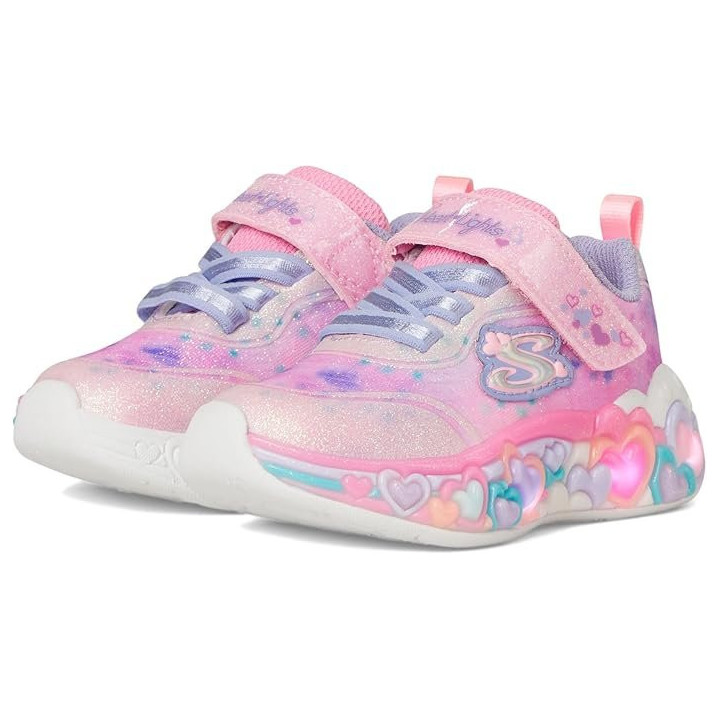 Dětské tenisky SKECHERS Eternal Heart Lights, vel. EU 22, růžová