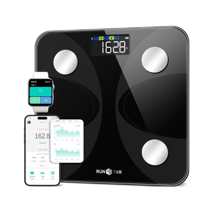 Osobní váha RUNSTAR FG2431WB, nosnost 180kg