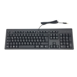 Klávesnice HP 125 Wired Keyboard TPA-D005K, černá (rozložení německý jazyk)