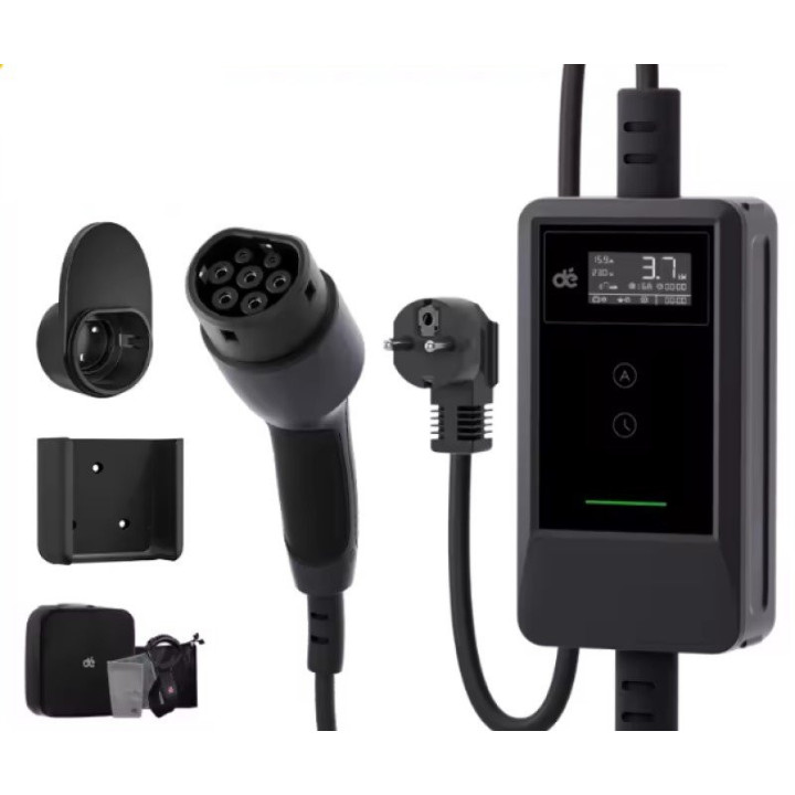 Nabíjecí kabel pro elektromobily DÉ Type 2 Portable EV Charger (deM2D03B7A), 3 kW, 7 m