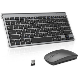 Bezdrátová klávesnice s myší PINKCAT R-41250112, 2.4G, (QWERTY)