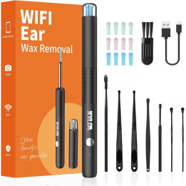 Ušní čistič XYLLA Ear Wax Removal, černá