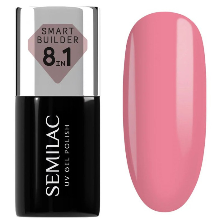 Gelový lak na nehty SEMILAC , odstín 813 Smart Builder Pastel Pink, 7 ml
