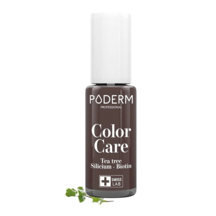 Lak na nehty PODERM PROFESSIONAL Color Care, odstín 833 Brown, 8ml