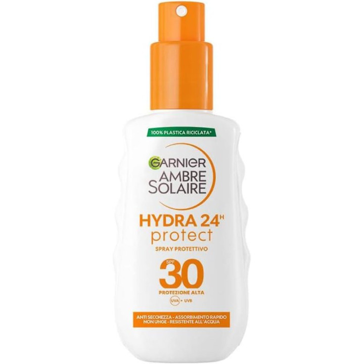 Opalovací mléko ve spreji GARNIER Ambre Solaire Hydra 24h Protect SPF30, 200 ml