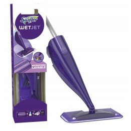Mop s rozprašovačem SWIFFER WetJet Lavable, fialová