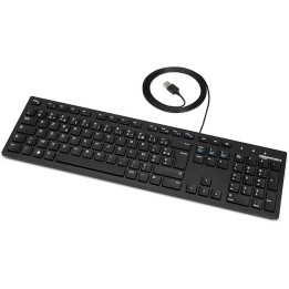 Klávesnice AMAZON BASICS B0CSYRPPPM, AZERTY (francouzské rozložení), černá