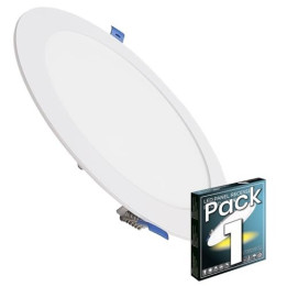 LED svítidlo ATOMANT Panel Recessed Round, 20 W, 6500 K, bílá