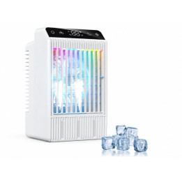 RGB mini přenosná klimatizace TIPTOPHOME F11, 10 W, bílá (bez dálkového ovladače)