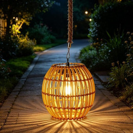 LED závěsné solární světlo CHENBOOW Vintage, 21 cm