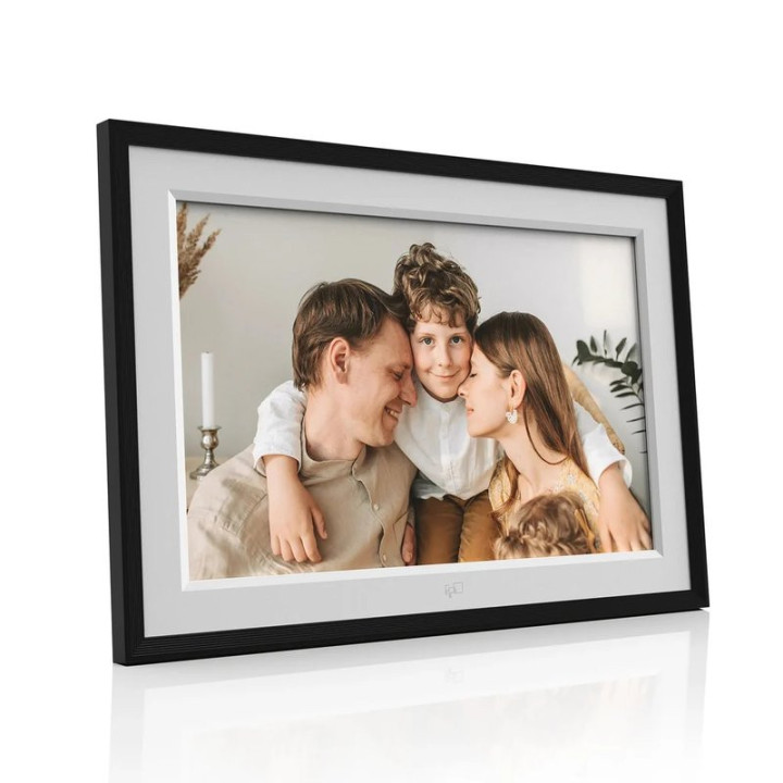 10.1" digitální fotorámeček s dotykovým displejem, černá