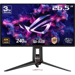 26,5" monitor ASUS Rog Swift Oled Republic Of Gamers PG27UCDM, 240 V, černá