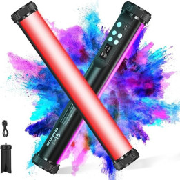 RGB LED světlo SOONPHO P-13, 20 W, černá