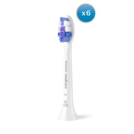 Náhradní hlavice na zubní kartáček PHILIPS Sonicare S2 Sensitive, Extra Soft, 6 ks, bílá