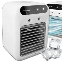 Stolní ventilátor se zvlhčovačem Cold Air Humidifier L7, 500 ml, 25 W, bílá