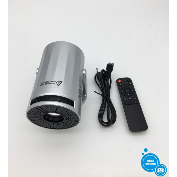 Přenosný mini projektor XBJ X8 Max, 4K, šedá