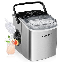 Elektrický výrobník ledu EUHOMY HZB-12/SH (IMO16-BSI-DEEH), 1,2 l, 90 W, nerez