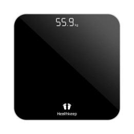 Osobní digitální váha HEALTHKEEP BG2317W, nosnost 180 kg, černá