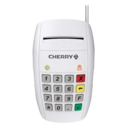 USB čtečka čipových karet CHERRY Smart Terminal ST-2100, USB, bílá