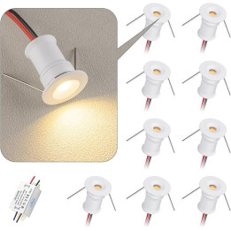 LED osvětlení HHTUN Mini Spotlight HT-902, 1 W, 9 ks, bílá