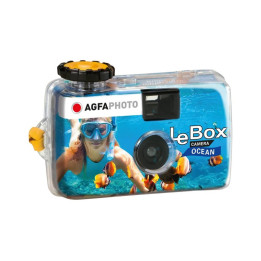 Jednorázový vodotěsný fotoaparát AGFAPHOTO LeBox Ocean, 400 ISO, 27 sn.