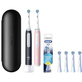 Elektrický zubní kartáček ORAL-B iO Series 3 Duo Black/Pink 3769, 2 ks