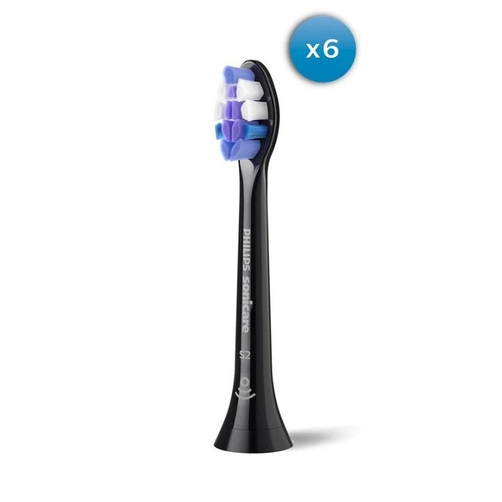 Náhradní hlavice PHILIPS Sonicare S2 Sensitive HX6056/88, 6ks