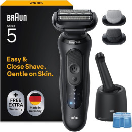 Pánský holicí strojek BRAUN Series 5 52-N7650CC Wet & Dry, černá
