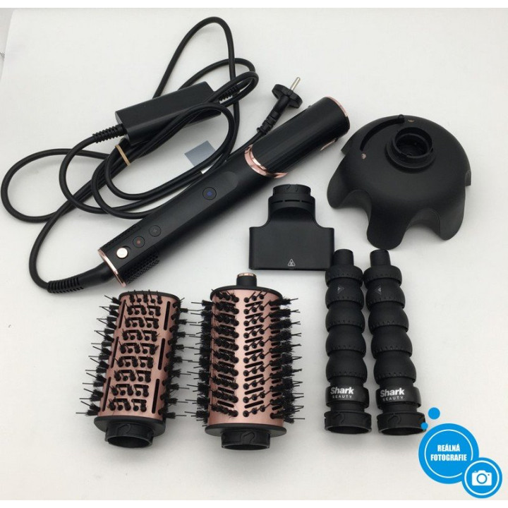 Kulmofén na vlasy SHARK FlexStyle 5v1 HD446EU, 1650 W, černá