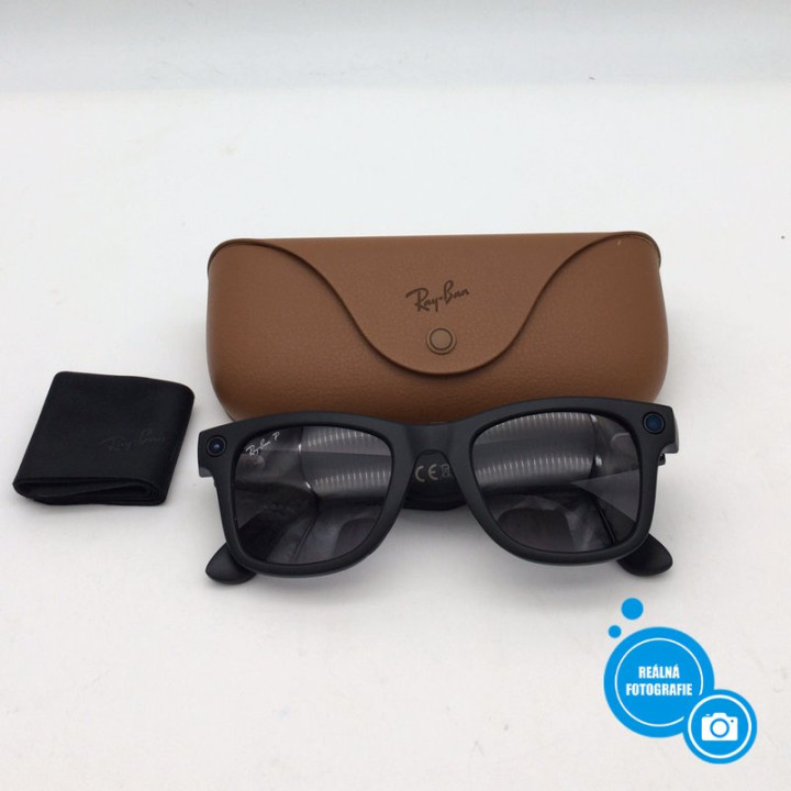 SMART brýle RAY-BAN Meta Wayfarer Gen 2 (RW4012 601ST350), černá