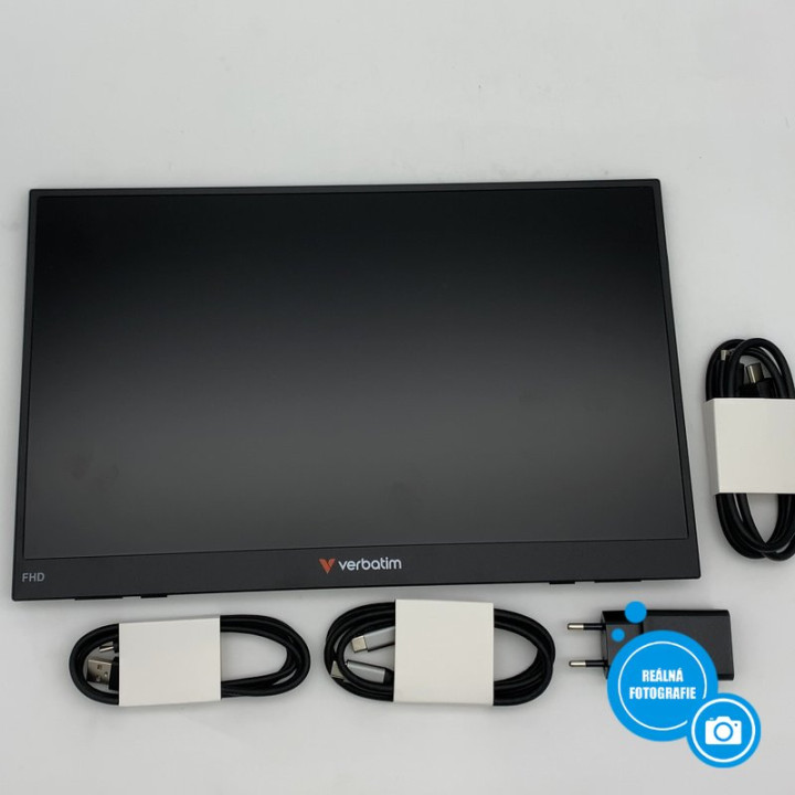 15,6"FHD Přenosný monitor VERBATIM Portable Monitor Light (32401), černá