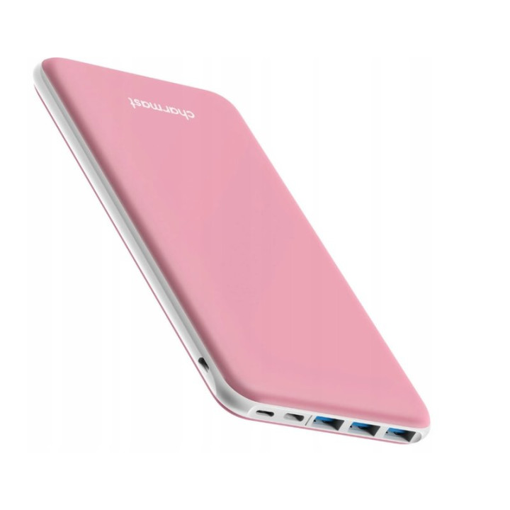 Powerbanka CHARMAST 26 000 mAh, 15 W, růžová
