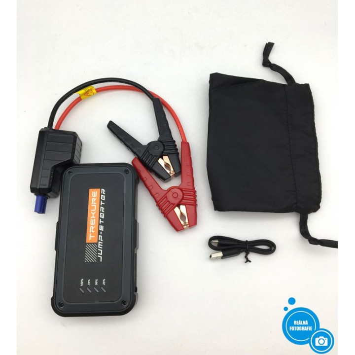 Startér do auta TREKURE Tk10, 16 800 mAh, černá