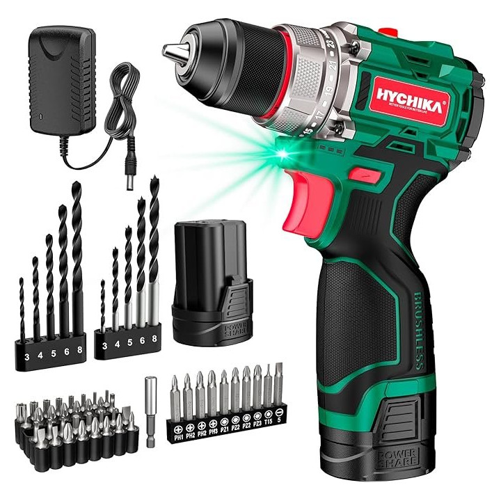AKU vrtací šroubovák HYCHIKA NBT-CD-16.8A-BL, 16,8V