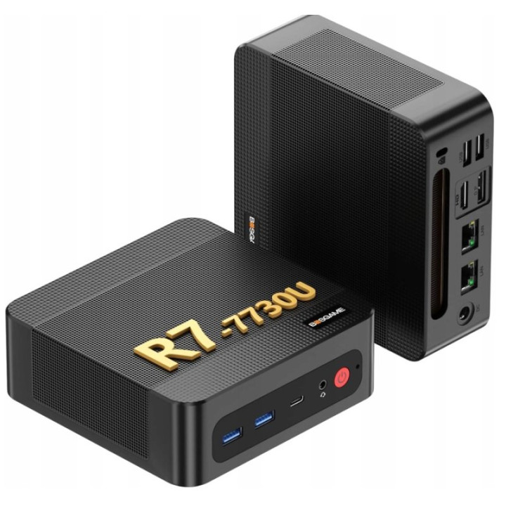 Mini PC BOSGAME P4 Ultra Ryzen 7 7730U, 16 GB, 1 TB SSD