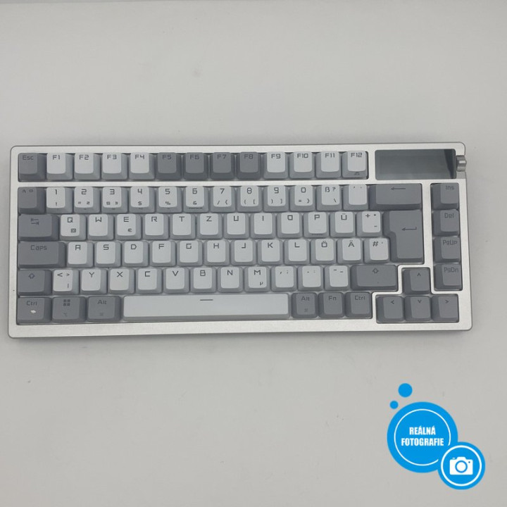 RGB bezdrátová herní klávesnice ASUS ROG Azoth M701, QWERTZ (německé rozložení), bílá