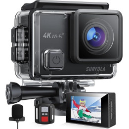 Akční kamera SURFOLA SF230, 4K, černá