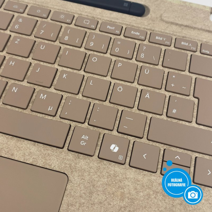 Ochranné pouzdro s klávesnicí MICROSOFT Surface Pro 13", QWERTZ (německé rozložení), Dune