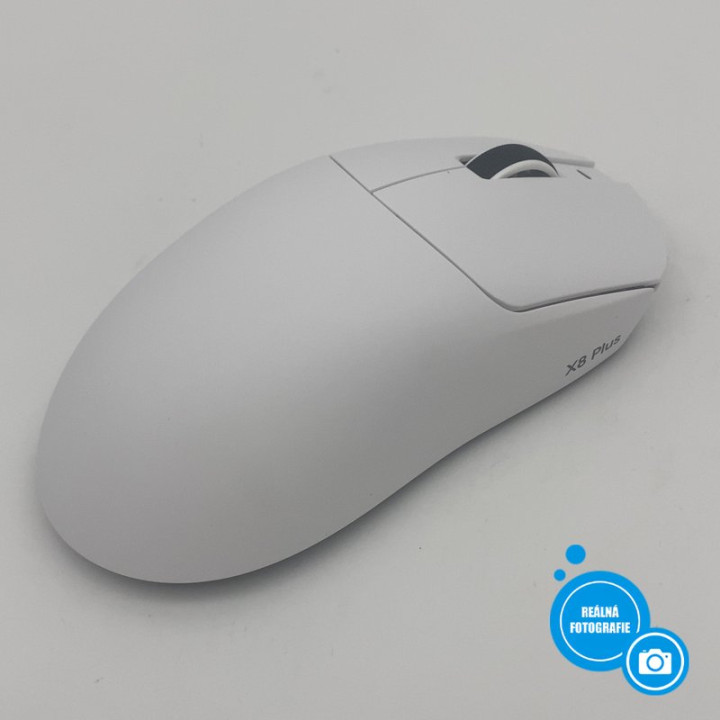 Bezdrátová herní myš ATTACK SHARK X8 Plus, bílá
