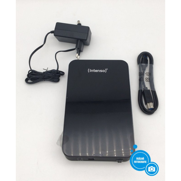 Externí HDD INTENSO Memory Center (6031516), 8 TB, USB 3.2, černá