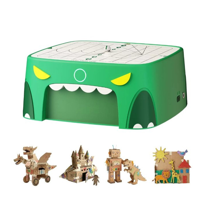 Elektrická řezačka kartonu pro děti BEAVERBOT Cutter 2, 33 W, zelená